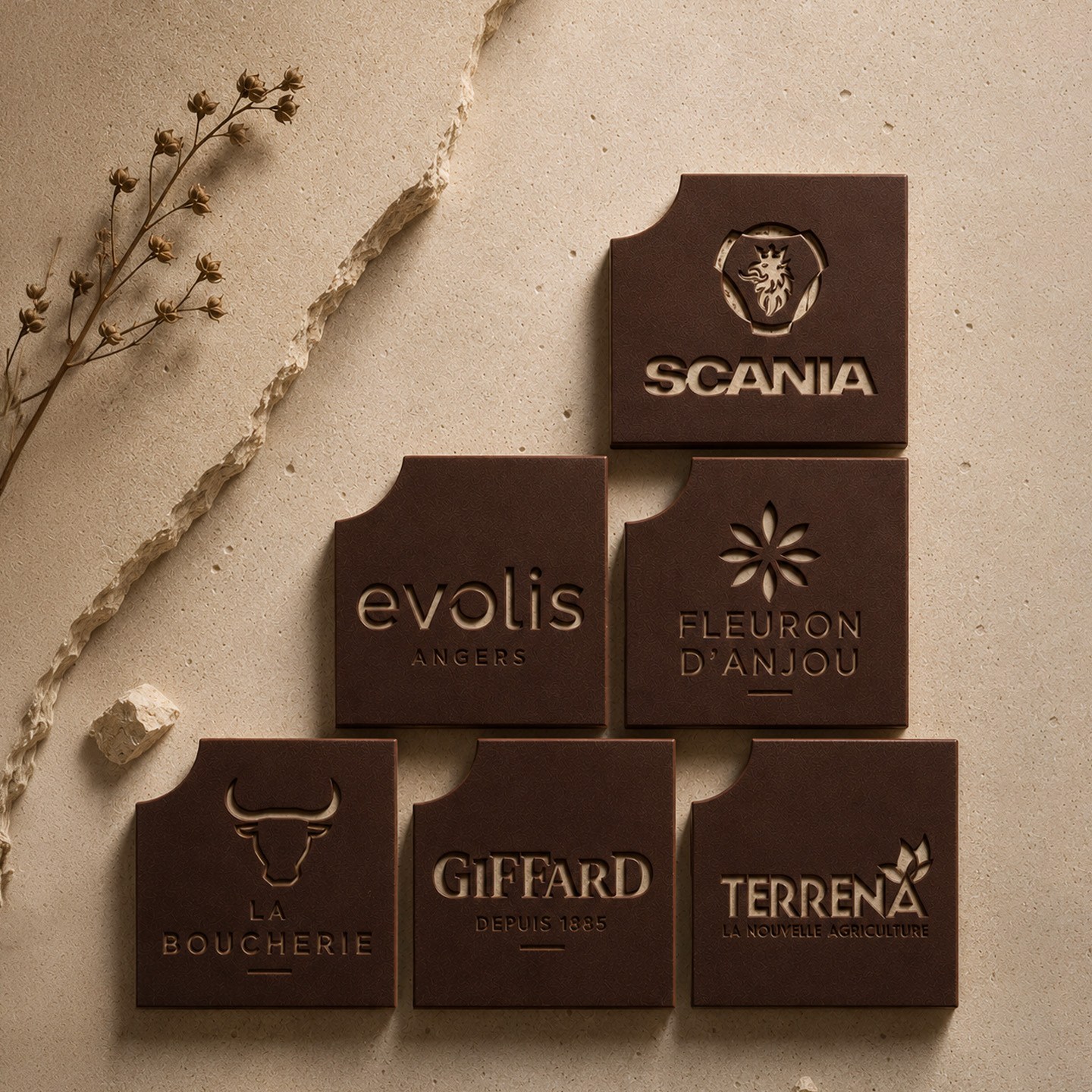 Chocolats personnalisés pour entreprises à Angers