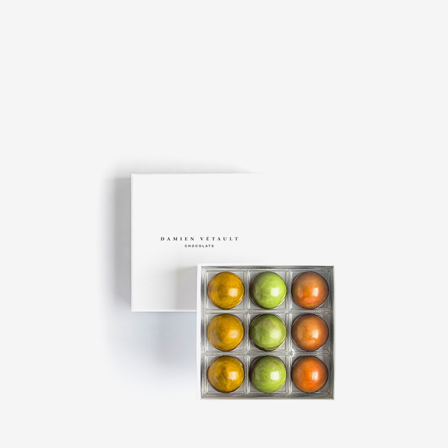 Les Coffrets de Chocolats Couleurs Damien Vétault