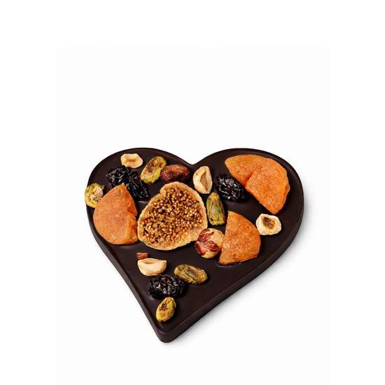 Damien Vétault Bouchée Coeur Mendiant Noir 100g